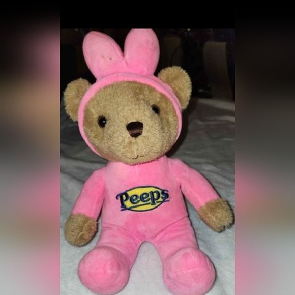 Just Born, Inc. | Toys | 24 Peeps Brown Teddy Bear In Pink Easter Bunny ...